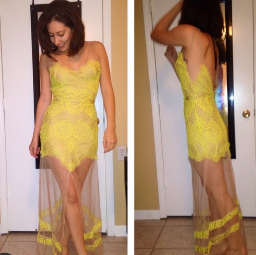 For Love and Lemons Antigua Maxi Dress NWT